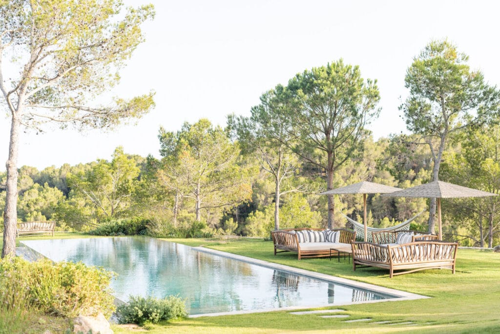Terravita Ibiza Landscape Design Architecture Cala Jondal Garden Swimming Pool Seating Area