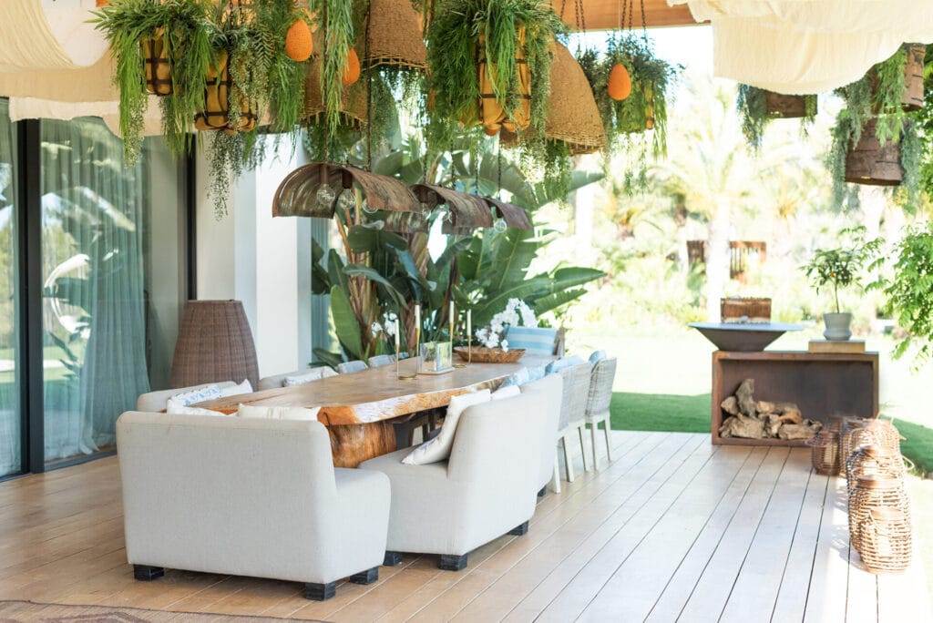 Terravita Ibiza Landscape Design Architecture Na Xica Contemporary Pergola Outdoor Dining