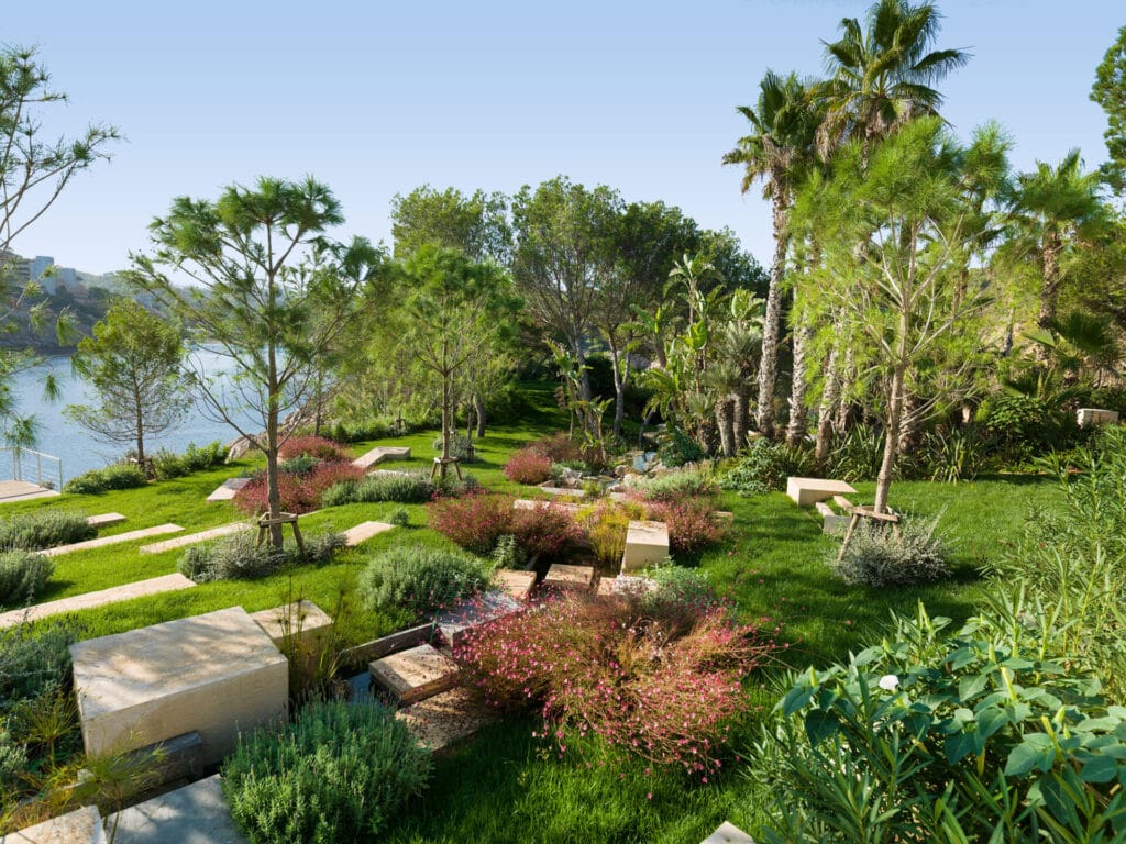Terravita Ibiza Landscape Design Architecture Sa Ferradura Garden Lawn Stones Copy