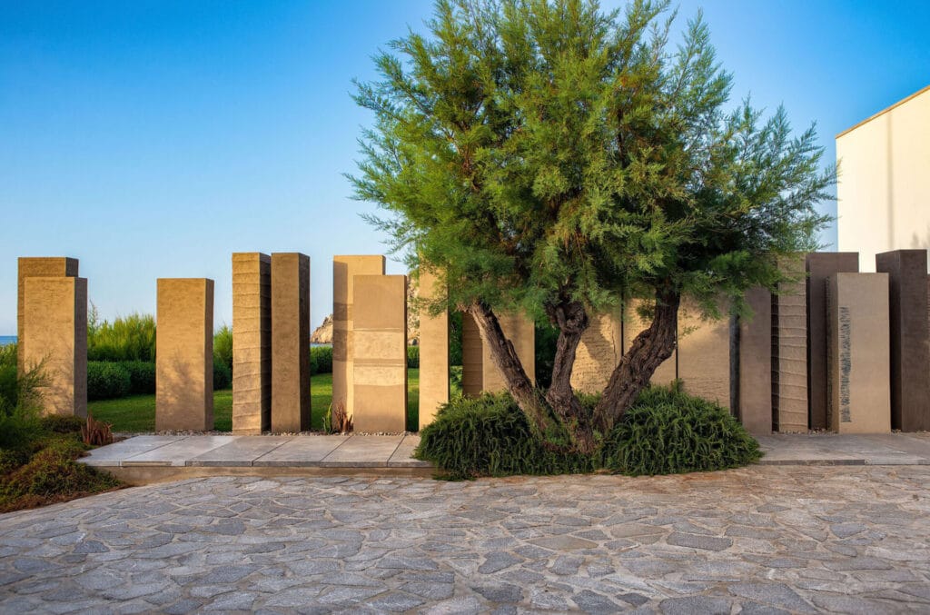 Terravita Ibiza Landscape Design Architecture Sa Ferradura Garden Paving Sculptural Stones