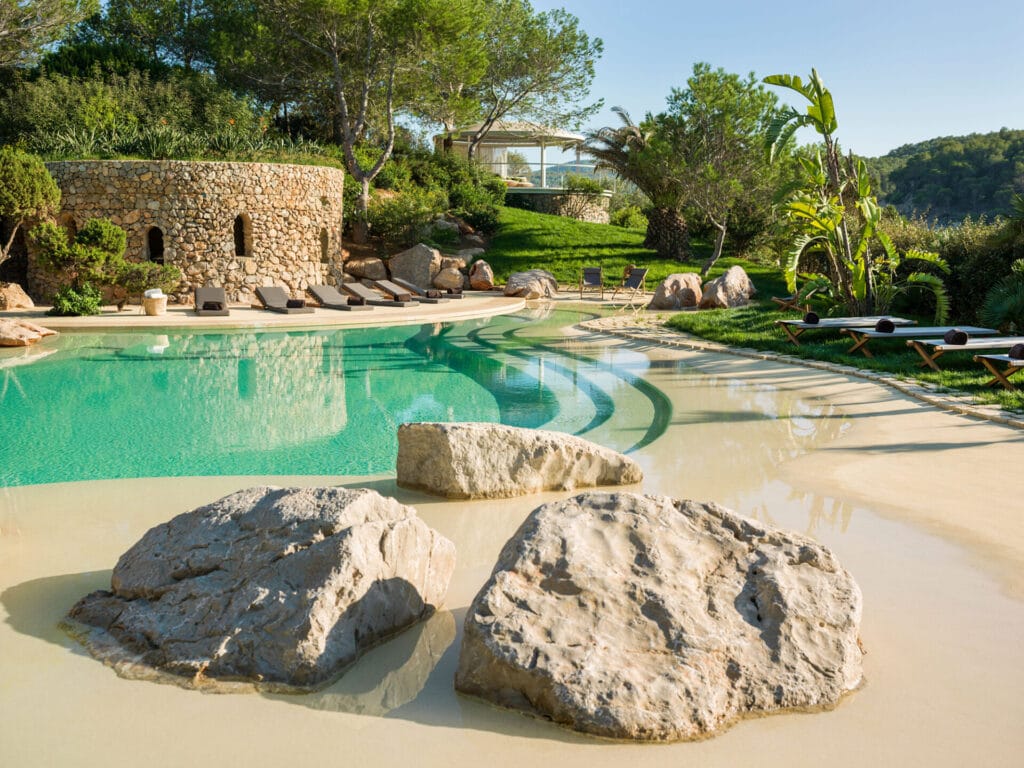 Terravita Ibiza Landscape Design Architecture Sa Ferradura Luxury Swimming Pool Palm Tree 2