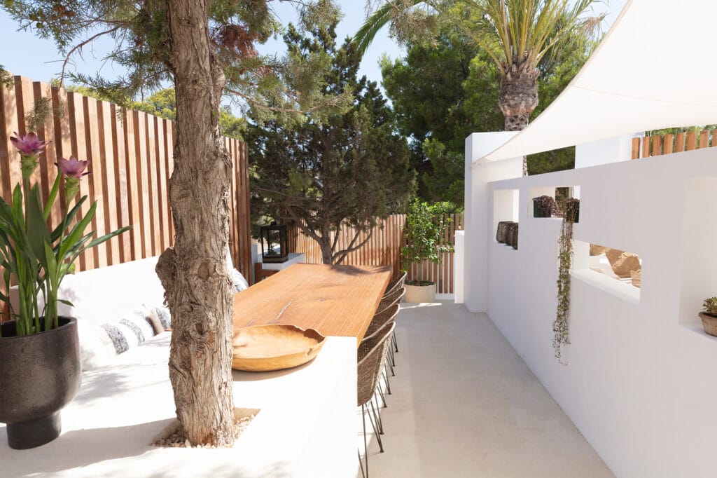 Terravita Ibiza Landscape Design Architecture Can Mar Dining Area