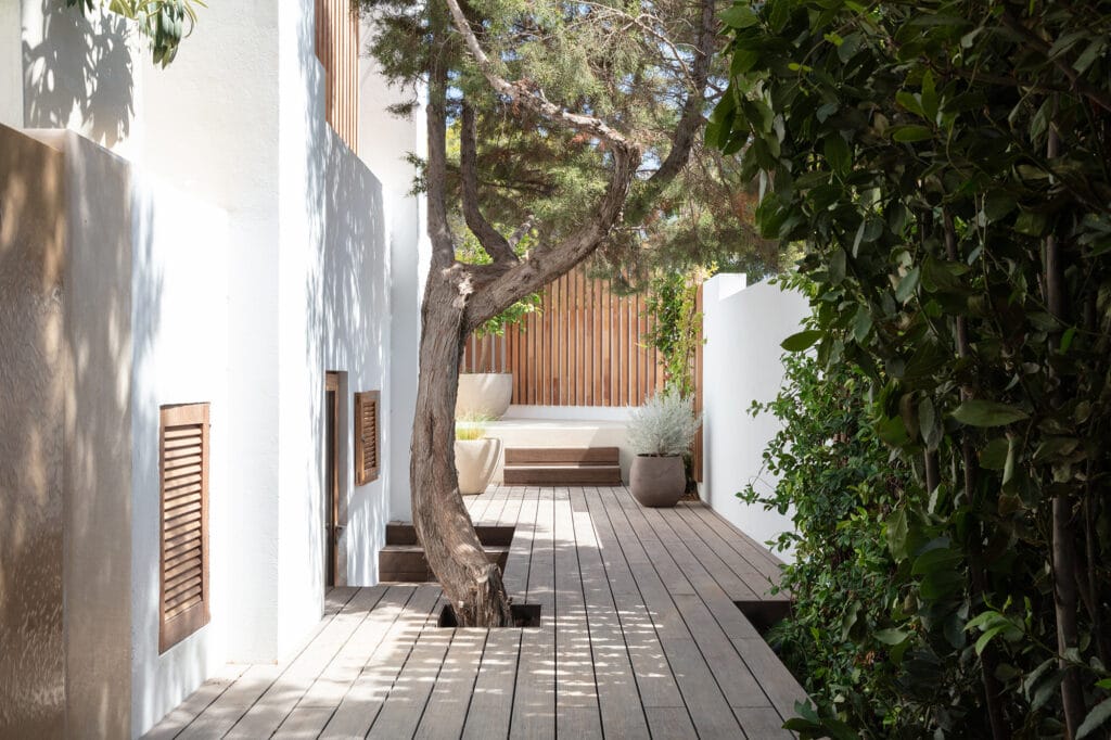 Terravita Ibiza Landscape Design Architecture Can Mar Garden Path Yoga Deck