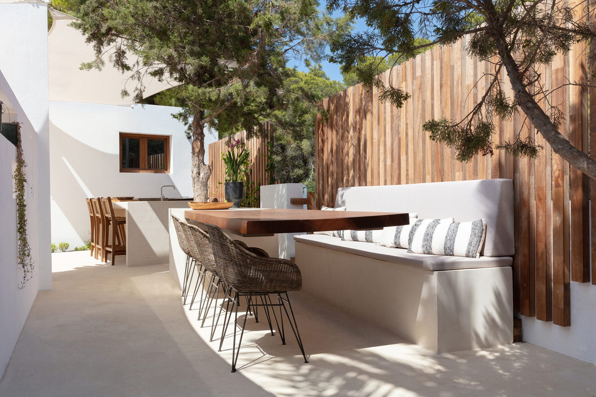Terravita Ibiza Landscape Design Architecture Can Mar Outdoor Dining Terrace