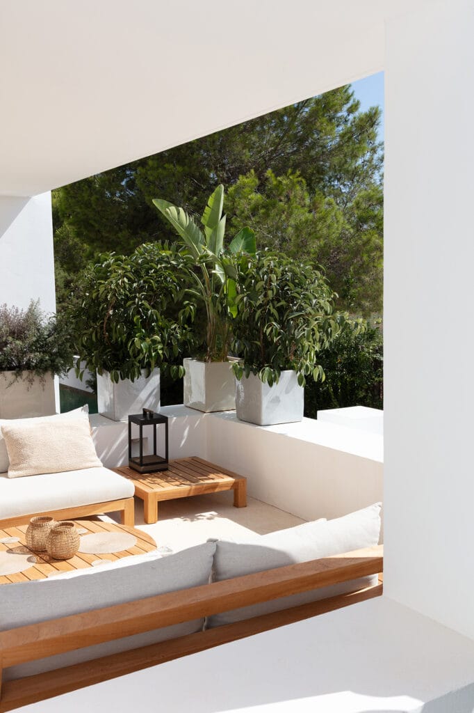 Terravita Ibiza Landscape Design Architecture Can Mar Outdoor Living Area Small