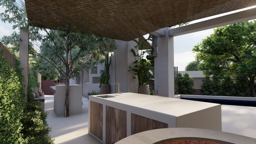 Terravita Ibiza Landscape Design Architecture Can Mar Outdoor Living Dining Area 2