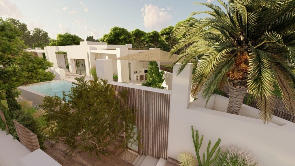 Terravita Ibiza Landscape Design Architecture Can Mar Property Exterior Render